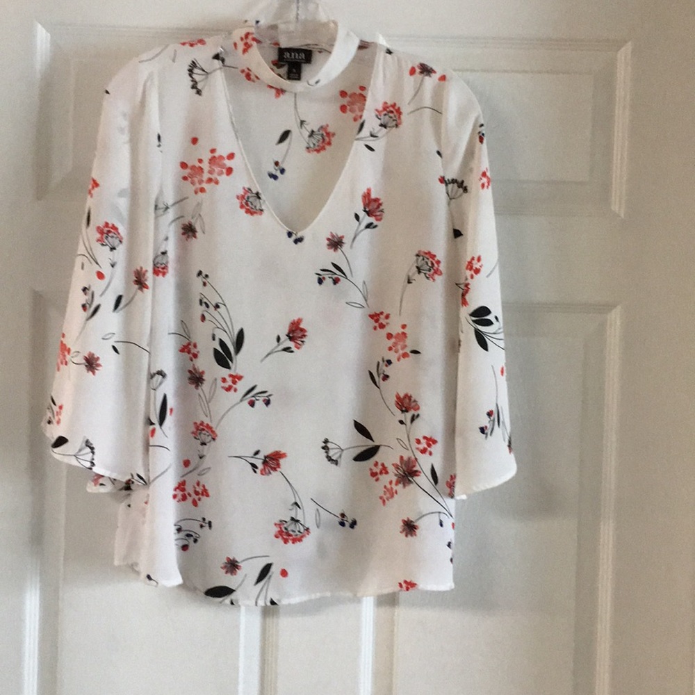 a.n.a. Bell sleeve blouse - Picture 1 of 4
